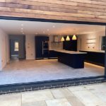 Kitchen of timber-frame new build in Frome