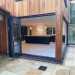 Kitchen of timber-frame new build in Frome