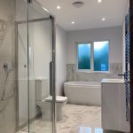 Bathroom of timber-frame new build in Frome